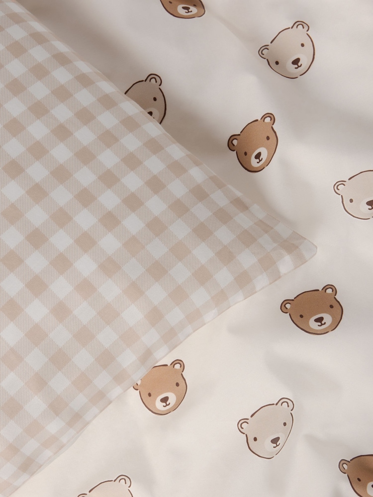 Jojo Maman Bébé Bear 180 Thread Count Duvet Cover and Pillowcase Set - Image 5 of 10