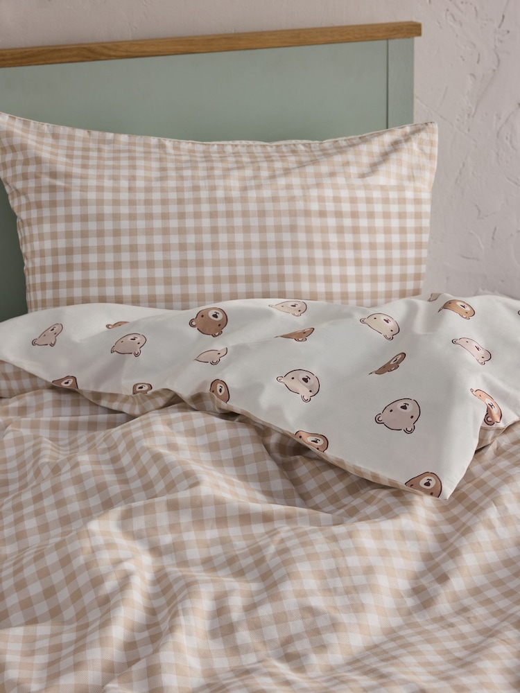 Jojo Maman Bébé Bear 180 Thread Count Duvet Cover and Pillowcase Set - Image 6 of 10