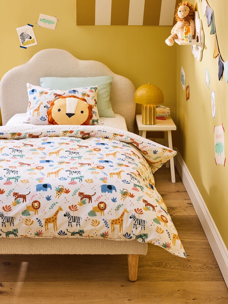 Jojo Maman Bébé Safari 180 Thread Count Duvet Cover and Pillowcase Set - Image 1 of 9