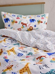 Jojo Maman Bébé Safari 180 Thread Count Duvet Cover and Pillowcase Set - Image 5 of 9