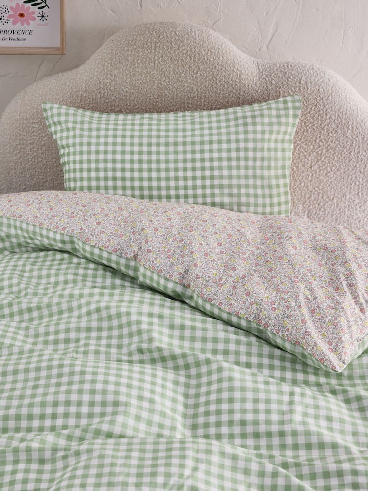 Jojo Maman Bébé Ditsy 180 Thread Count Duvet Cover and Pillowcase Set - Image 3 of 10