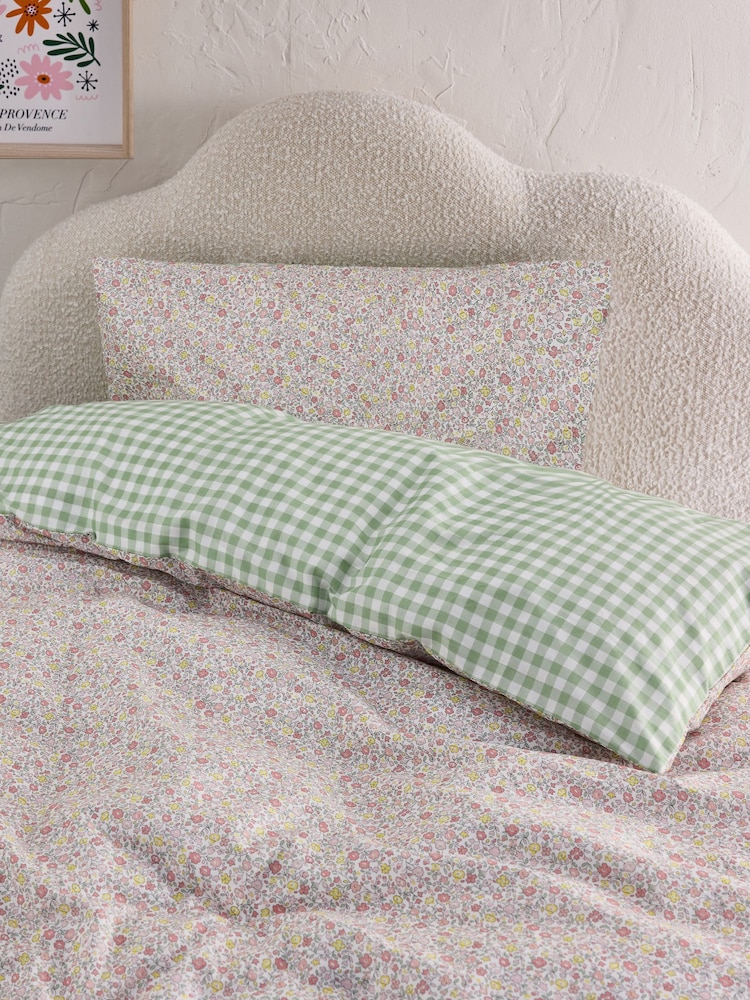 Jojo Maman Bébé Ditsy 180 Thread Count Duvet Cover and Pillowcase Set - Image 4 of 10