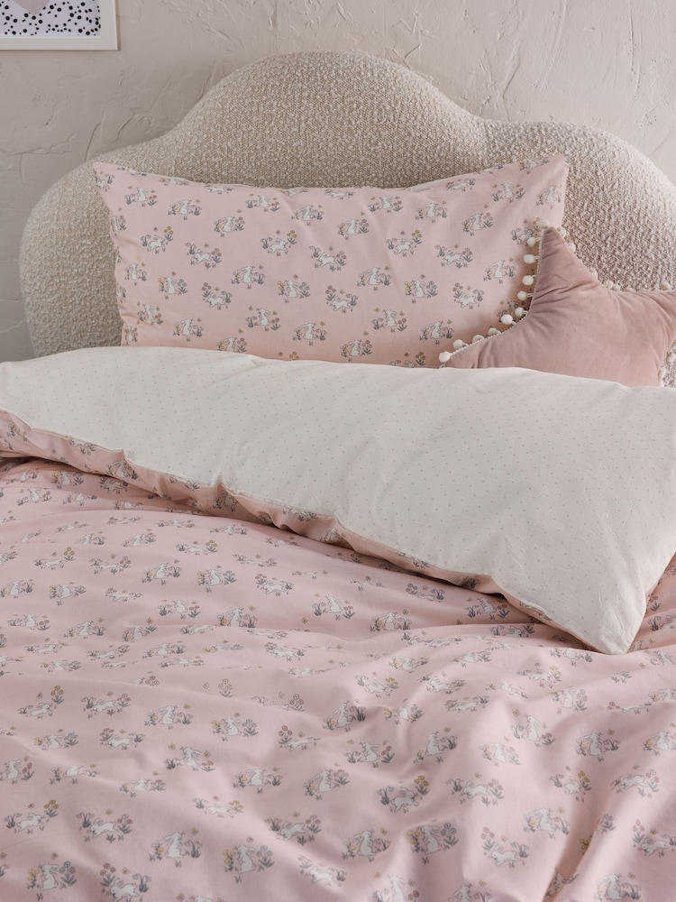 Jojo Maman Bébé Bunny Meadow 180 Thread Count Duvet Cover and Pillowcase Set - Image 4 of 8