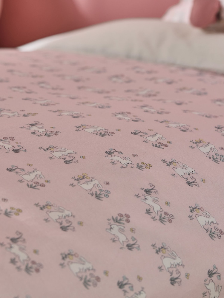 Jojo Maman Bébé Bunny Meadow 180 Thread Count Duvet Cover and Pillowcase Set - Image 6 of 8