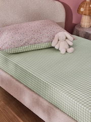 Jojo Maman Bébé Fitted Polka Dot 180 Thread Count Fitted Sheet - Изображение 1 из 2