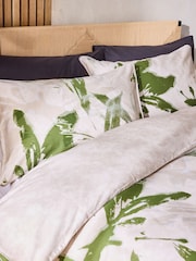 French Connection Green Azzurra 200 Thread Count Duvet Cover and Pillowcase Set - Image 2 of 4