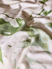 French Connection Green Azzurra 200 Thread Count Duvet Cover and Pillowcase Set - Image 3 of 4