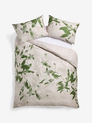 French Connection Green Azzurra 200 Thread Count Duvet Cover and Pillowcase Set - Image 4 of 4
