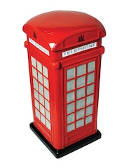 Jeray Ceramic Red Telephone Box Biscuit Jar - Image 3 of 4