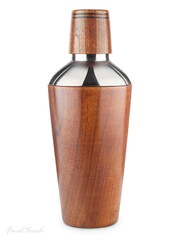Jeray Brown Handmade Solid Wood Cocktail Shaker - Image 1 of 3