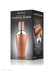 Jeray Brown Handmade Solid Wood Cocktail Shaker - Image 3 of 3
