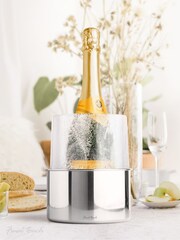 Jeray Silver Stainless Steel Ice Bottle Chiller - Image 4 of 6