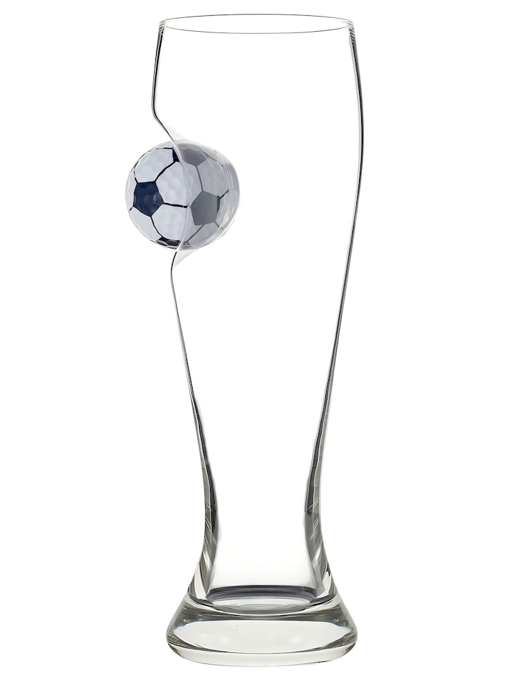 Jeray On the Ball Football Beer Glass Twin Pack - Image 2 of 2