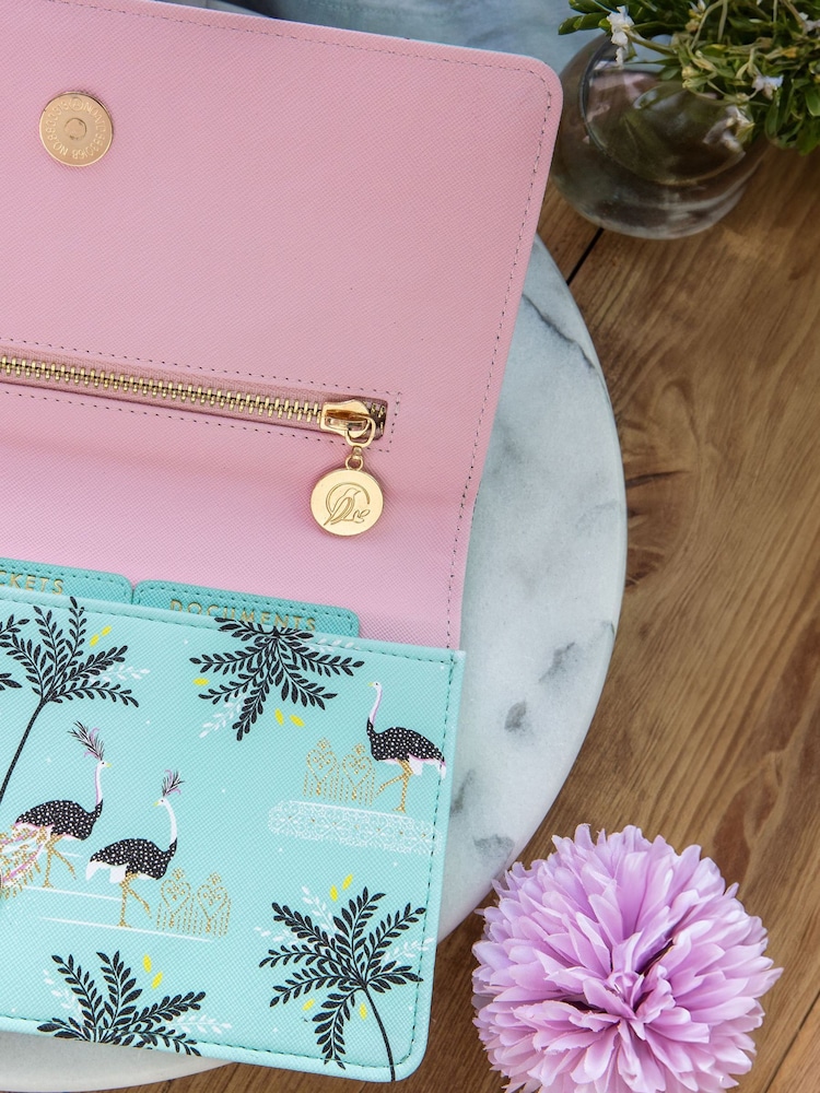 Sara Miller Savannah Faux Leather Travel Wallet - Image 2 of 4