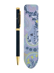 Sara Miller Savannah Ballpoint Pen And Faux Leather Pen Case Pouch Set - Image 3 of 4