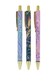 Sara Miller Set of 3 Savannah Retractable Black Ink Ballpoint Pens - Image 2 of 3