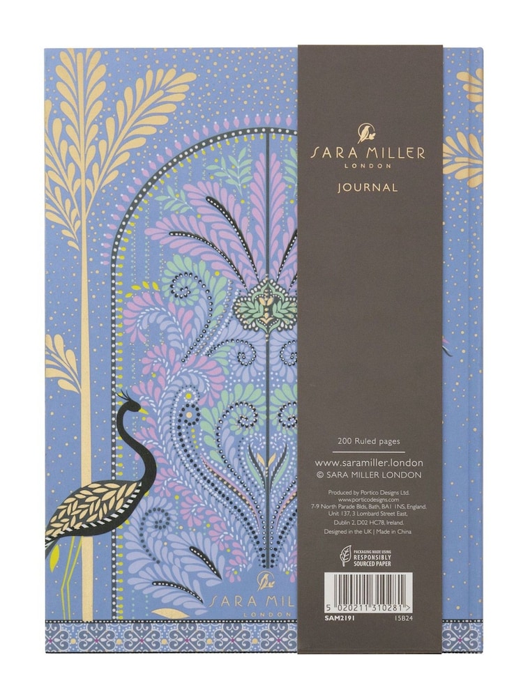Sara Miller Savannah A5 Fabric Journal with Ruled Pages - Image 5 of 5