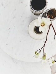 Fifty Five South Brown Myan White Marble Coffee Table - Image 5 of 6