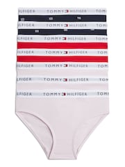 Tommy Hilfiger Pink Signature Essential Print Bikini Briefs 7 Pack - Image 1 of 2