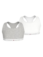 Tommy Hilfiger White Tommy Hilfiger White Bralette 2 Pack - Image 1 of 5