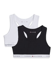 Tommy Hilfiger Black Tommy Hilfiger White Bralette 2 Pack - Image 1 of 1