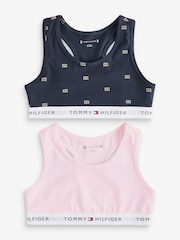 Tommy Hilfiger Pink Print Bralette 2 Pack - Image 1 of 3