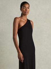 Reiss Morgaine One-Shoulder Jersey Maxi Dress - Image 3 of 6