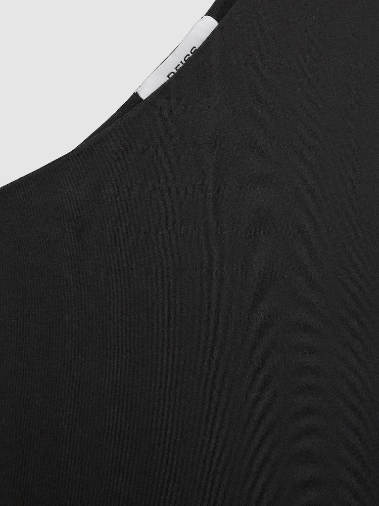 Reiss Morgaine One-Shoulder Jersey Maxi Dress - Image 6 of 6
