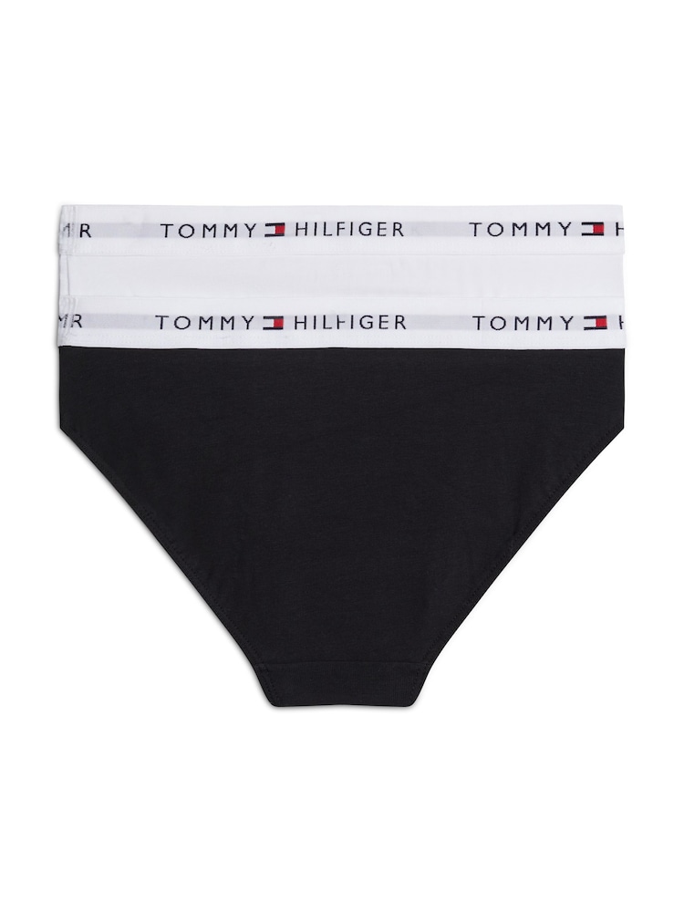 Tommy Hilfiger Signature Essential Black Bikini Briefs 2 Pack - Image 1 of 2