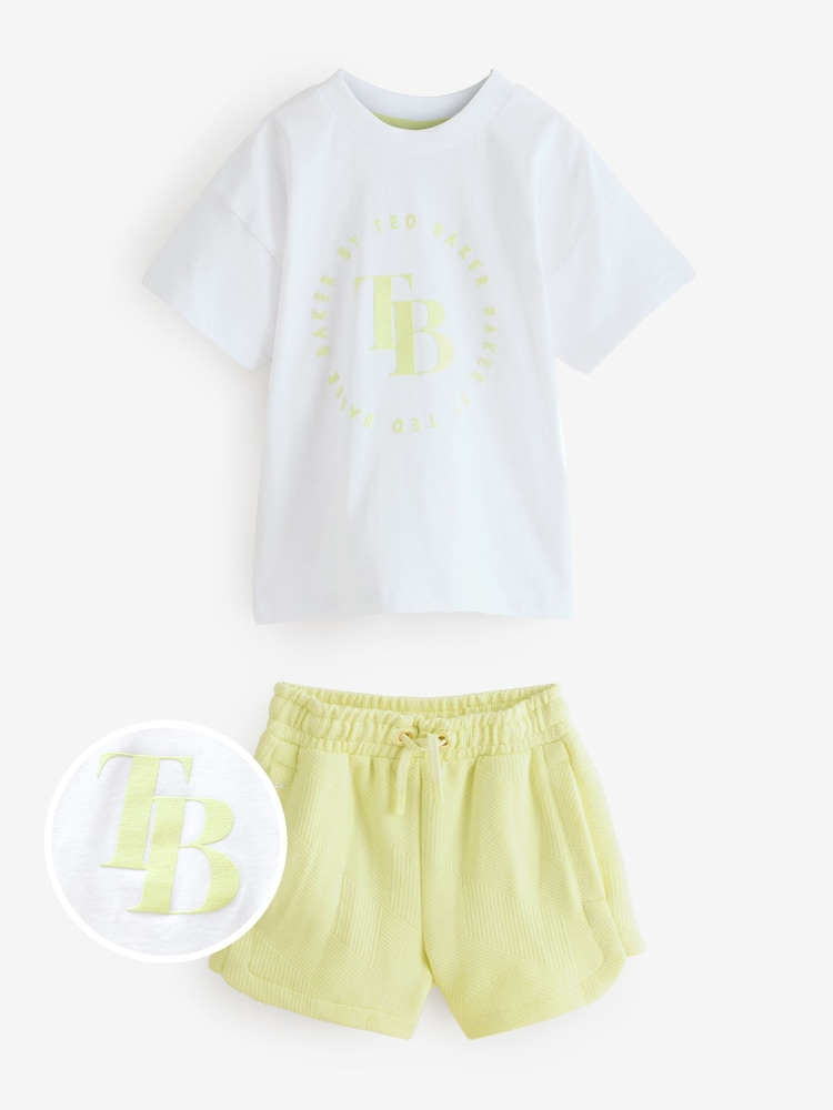 Baker by Ted Baker 2 Piece Printed T-Shirt and Short Set - Image 8 of 12