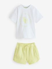 Baker by Ted Baker 2 Piece Printed T-Shirt and Short Set - Image 9 of 12