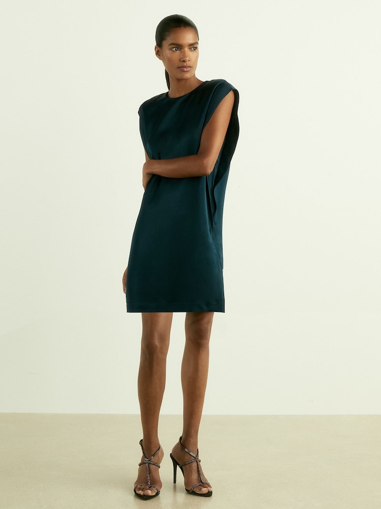 Reiss – Phoenix – Ärmelloses Tunikakleid aus Satin - Bild 1 von 6 Reiss – Phoenix – Ärmelloses Tunikakleid aus Satin - Bild 1 von 6