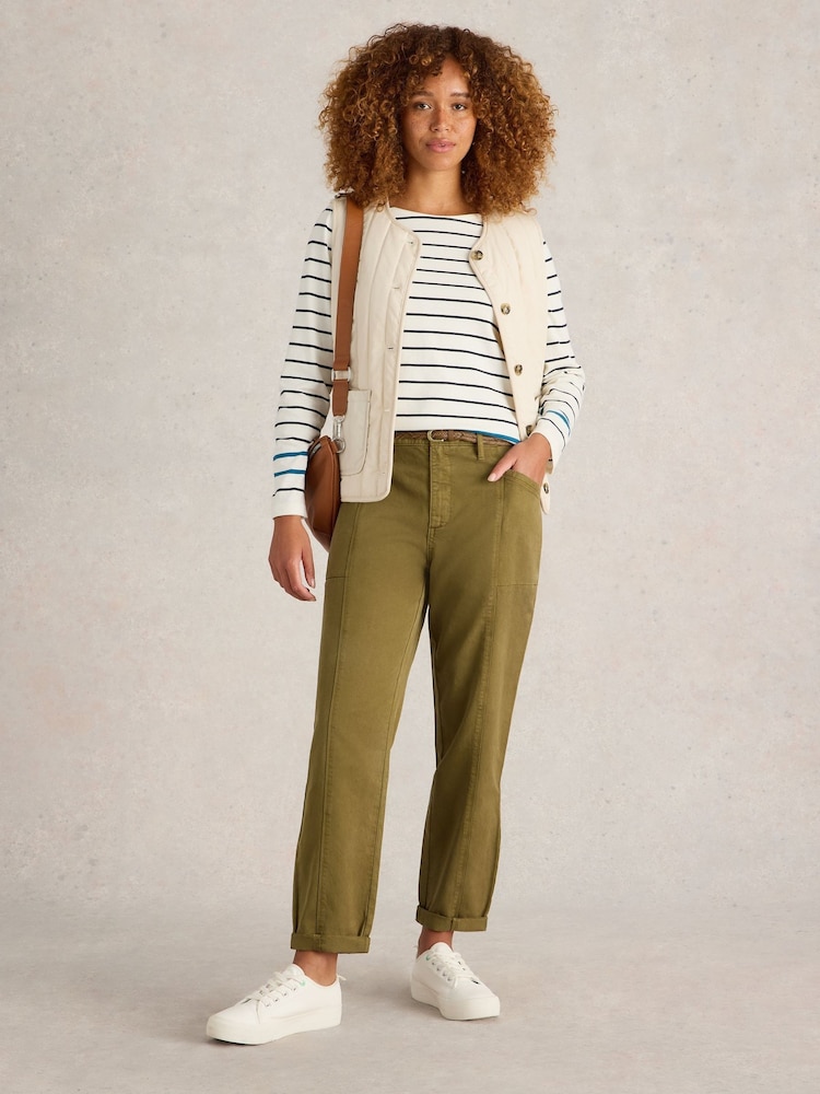 White Stuff Green Thea Trousers - Image 1 of 6