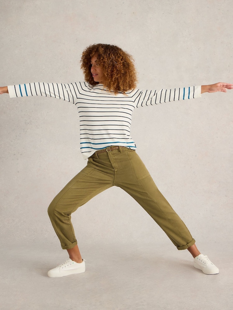 White Stuff Green Thea Trousers - Image 2 of 6