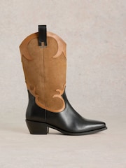 White Stuff Black Belle Western Boots - Image 1 of 5