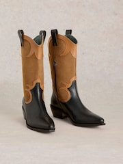 White Stuff Black Belle Western Boots - Image 2 of 5