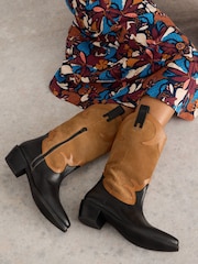 White Stuff Black Belle Western Boots - Image 5 of 5