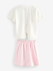 Baker by Ted Baker Pink T-Shirt and Skort Set - Image 7 of 10