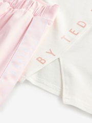 Baker by Ted Baker Pink T-Shirt and Skort Set - Image 9 of 10