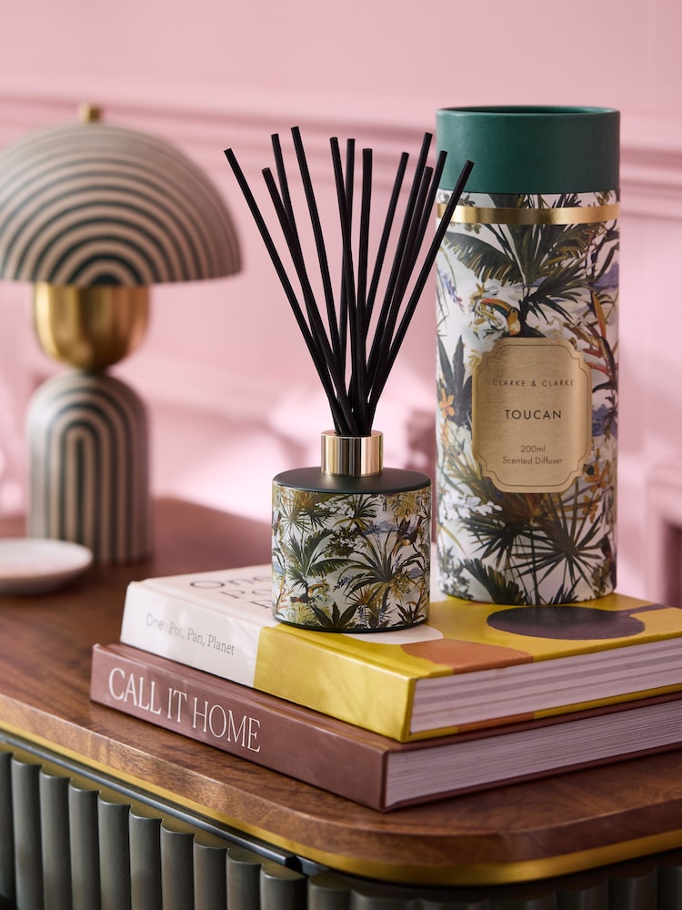 Clarke and Clarke Toucan Reed Diffuser - Image 1 of 3 Clarke and Clarke Toucan Reed Diffuser - Image 1 of 3