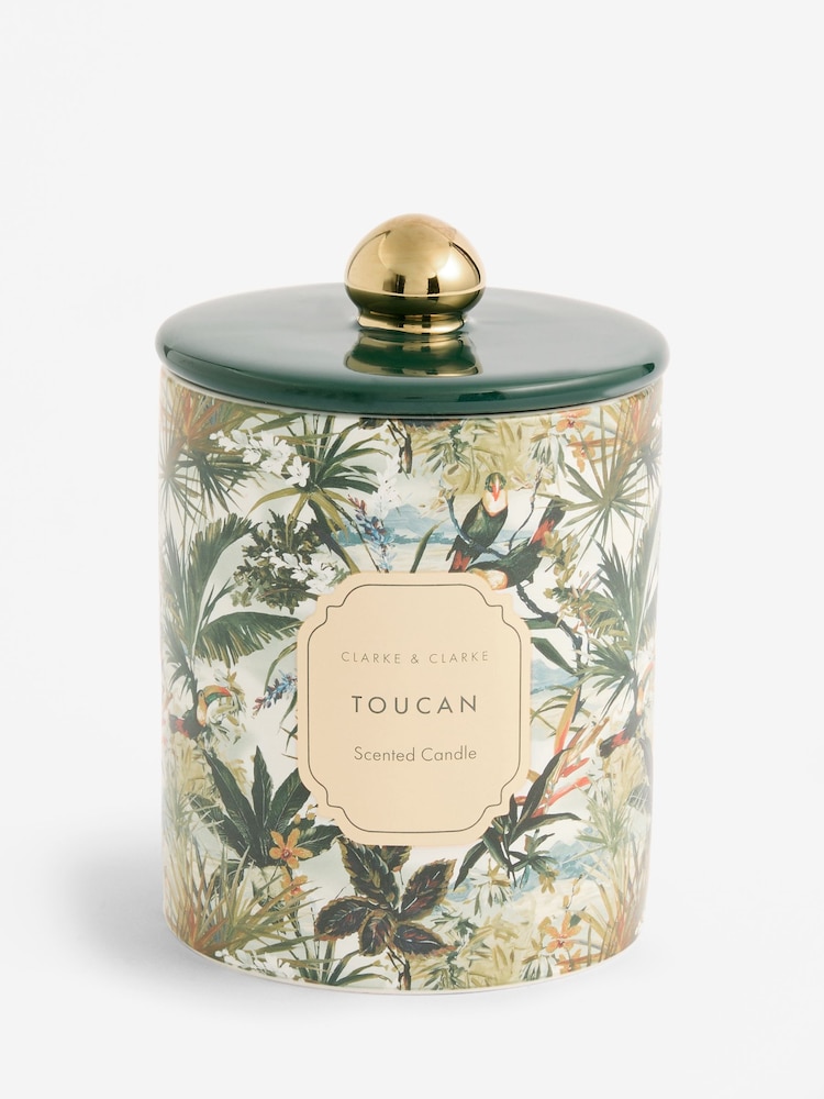Clarke and Clarke Green Toucan Scented Candle - Image 3 of 3