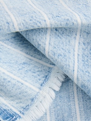 Blauw/wit - Denim shorts met rafels (3-16jr) - Image 6 of 7