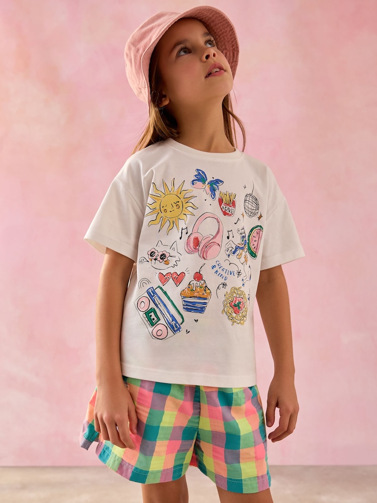 Multicolor - Conjunto de camiseta y shorts (3-16 años) - Imagen 1 de 9 Multicolor - Conjunto de camiseta y shorts (3-16 años) - Imagen 1 de 9