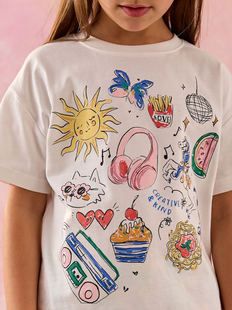 Multi T-Shirt and Short Set (3-16yrs) - Image 4 of 9