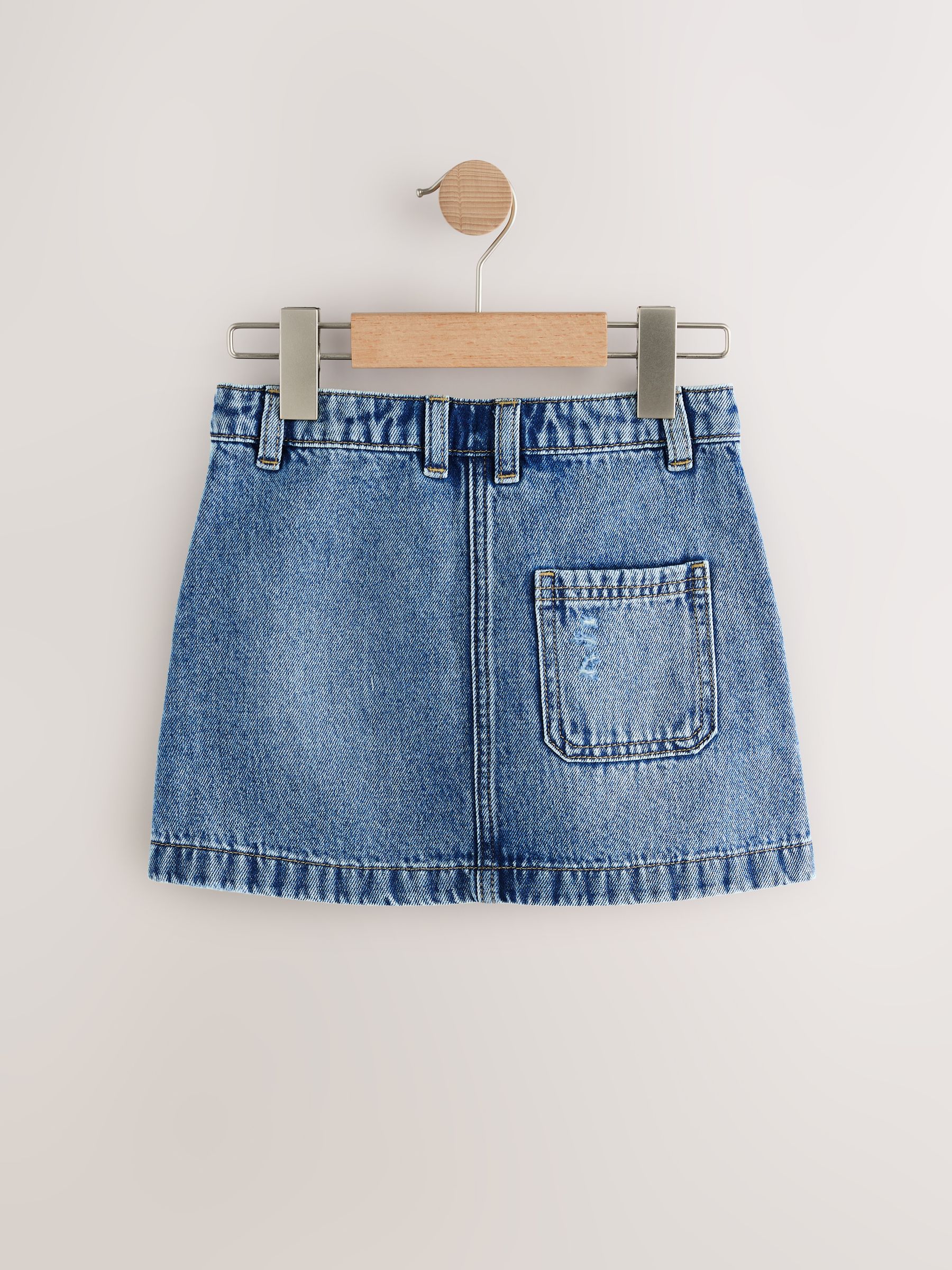 Buy Mid Blue Denim Skirt (3-16yrs) from Next USA