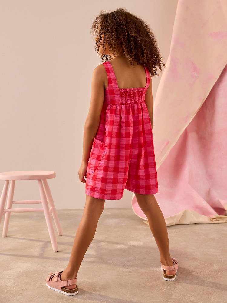 Pink/Red Playsuit (3-16yrs) - Image 3 of 8