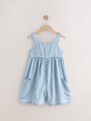 Jeans azul médio - Macacão (3-16anos) - Imagem 1 de 1