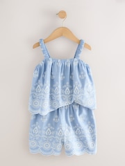 Blue Top and Shorts Set (3-16yrs) - Image 6 of 8