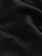 Negro - Smart Textured Shacket With Wool - Imagen 9 de 9