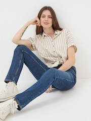 FatFace Chesham Dark Vintage Blue Girlfriend Jeans - Image 5 of 6